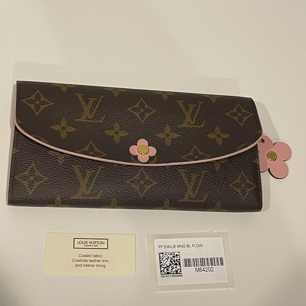 Louis Vuitton Monogram Emilie Flower Wallet